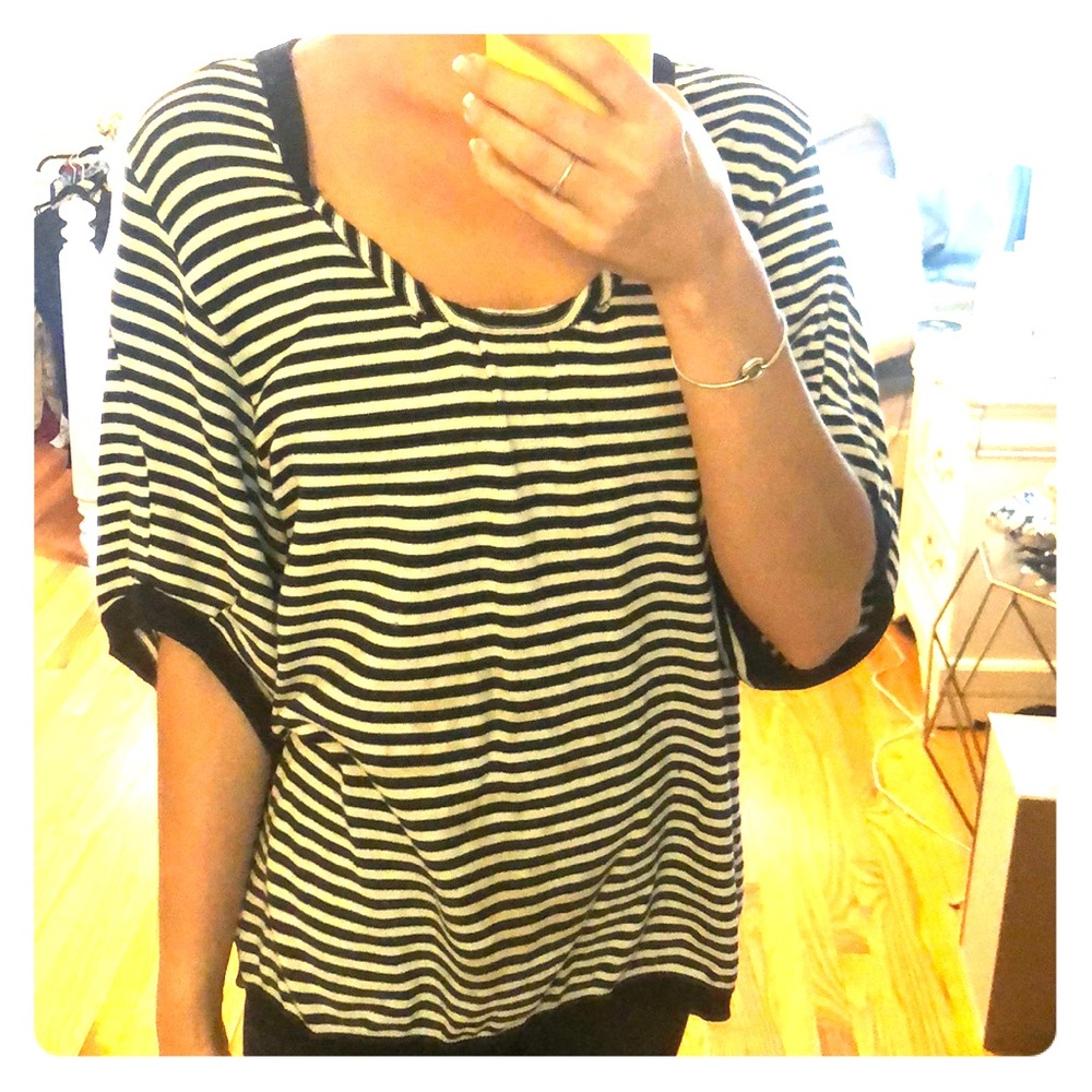 Bcbgmaxazria striped sweater